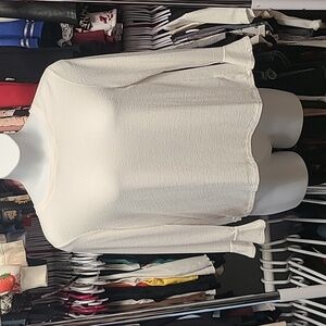 GAP Classic White Long Sleeve Top